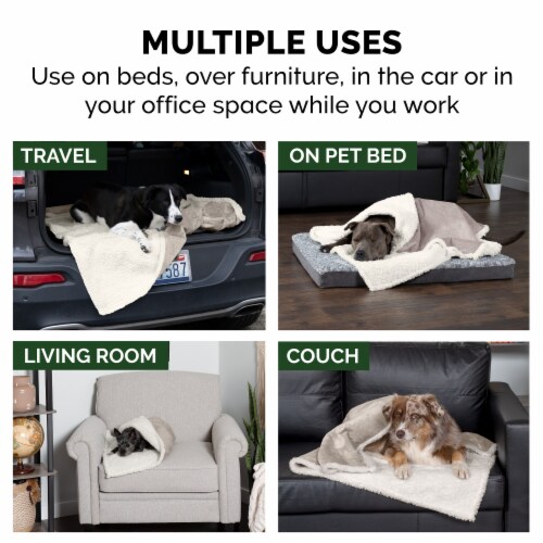Furhaven self clearance warming blanket