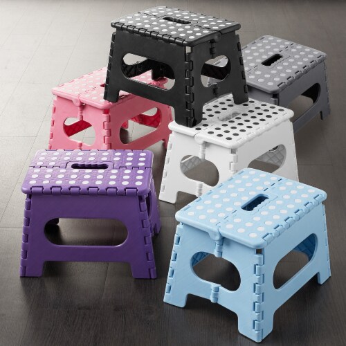 9 Folding Step Stool with Handle in Purple by Casafield 1ct 9in. Pick n Save