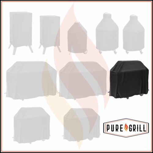 58 BBQ Grill Cover - Universal Fit for Outdoor Barbecue Gas Grills Perspective: right
