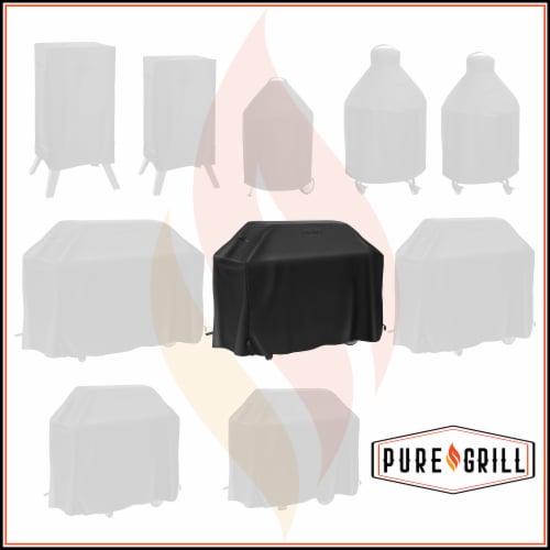 64 BBQ Grill Cover - Universal Fit for Outdoor Barbecue Gas Grills Perspective: right