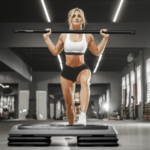 Workout Weighted Bar 15 LB Padded Workout Body Toning Exercise