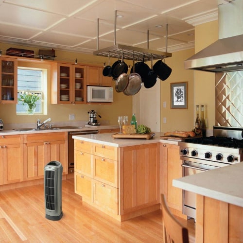 Lasko 1500W Portable Oscillating Ceramic Heater Tower w/ Digital Display, 4 Pack Perspective: right