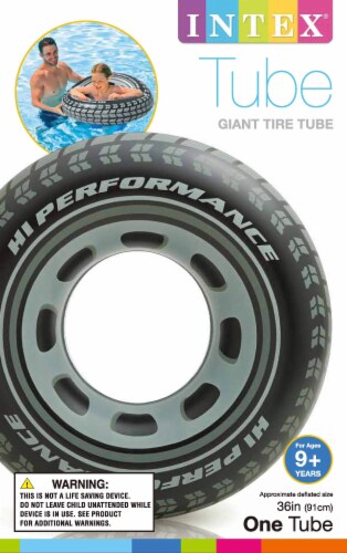 Intex Inflatable Giant Tire Tube Raft Float For Pool Lake Ocean River (24 Pack) Perspective: right
