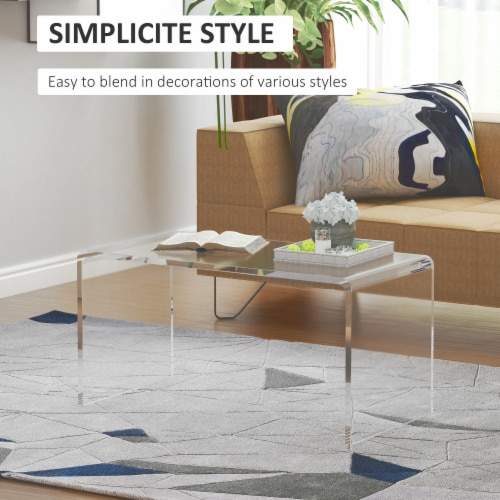 Long acrylic table deals