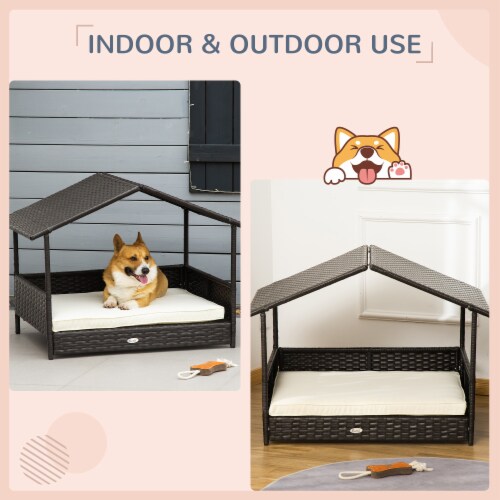 Wicker dog house hotsell
