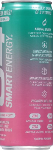 C4 Smart Energy Sparkling Watermelon Burst Energy Drink Perspective: right