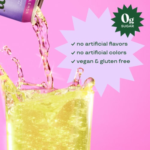 Bloom Cherry Lime + Prebiotics Sparkling Energy Drink Can Perspective: right