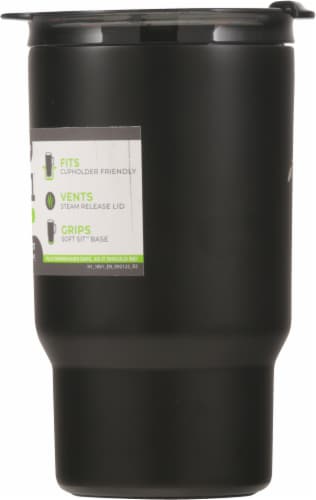Reduce® Hot1 Stainless Steel Insulated Travel Mug - Black Perspective: right