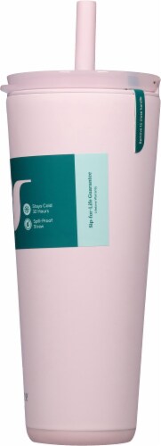 Reduce® Stainless Steel Halo Tumbler - Pink Quartz Perspective: right