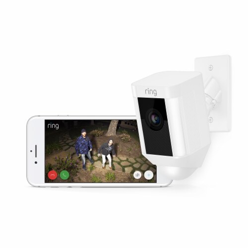 Ring™ Spotlight Camera Mount Security Camera - White Perspective: right