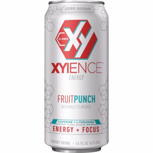 Xyience Fruit Punch Energy Drink Perspective: right