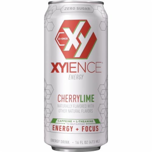 Xyience Cherry Lime Energy Drink Perspective: right