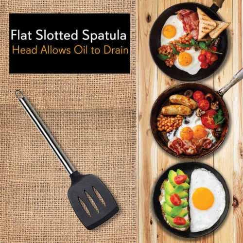 Nutrichef PKSPT15 Non-Stick Spatula & Ladle Set Perspective: right