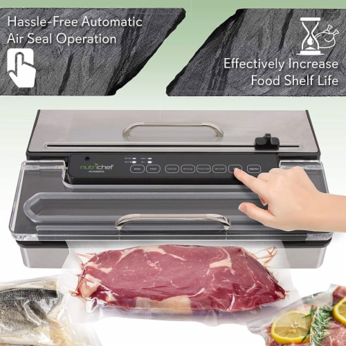 NutriChef PKVS50STS Kitchen Pro Food Electric Vacuum Sealer Preserver