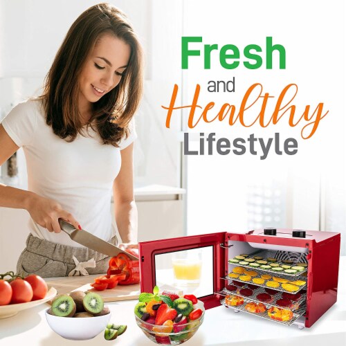 Nutrichef NCDH4S Premium Food Dehydrator Machine Perspective: right