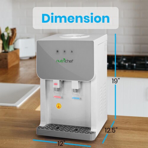Nutrichef countertop water cooler deals dispenser