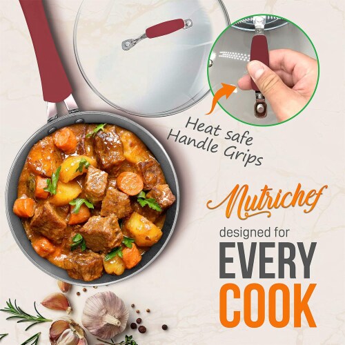 nutrichef 20 piece cookware set
