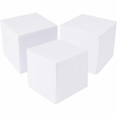 Foam Cubes for DIY Crafts (6x6x6 Inches, 4 Pack), PACK Fred Meyer