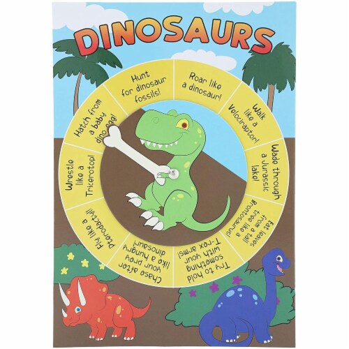  Pin The Tail On The Dinosaur Game, Large Poster