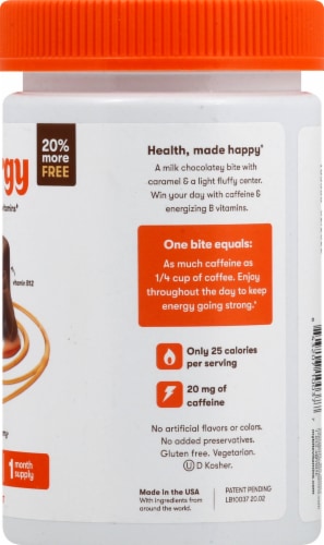 MyBite Vitamins Energy Dietary Supplement Perspective: right