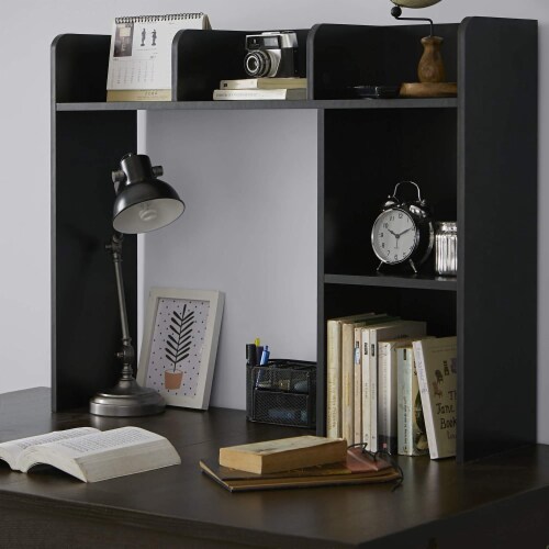 Classic Desk Bookshelf Black 1 Bookshelf QFC