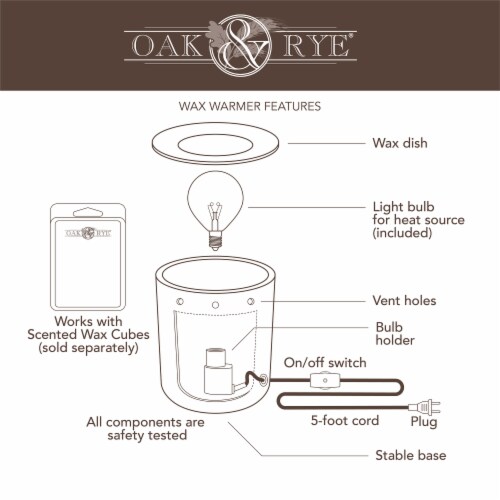 Oak & Rye™ Full Size Candy House Wax Warmer Perspective: right