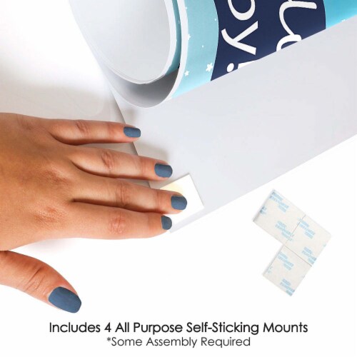 Big Dot of Happiness Boy Special Delivery - Blue It's a Boy Stork - Baby Shower Decor Banner Perspective: right