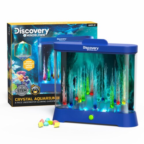 Discovery™ #MINDBLOWN Crystal Aquarium Underwater Glowing Garden Perspective: right