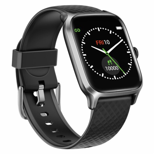 Letsfit 843785125403 EW1 Bluetooth Smart Watch Black Gray 1