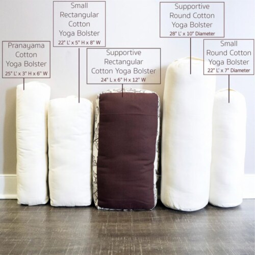 Round yoga best sale bolster pillows
