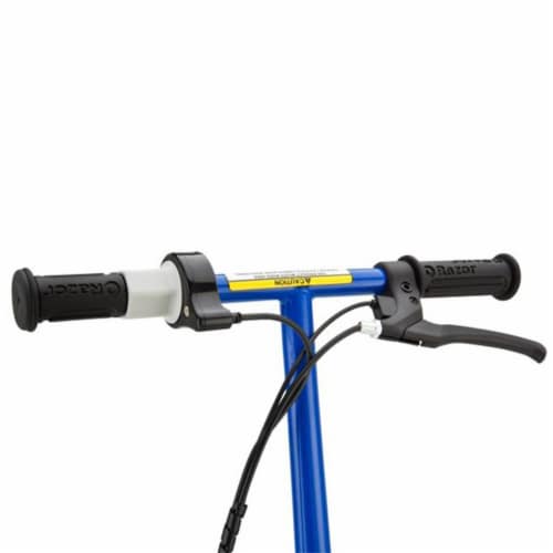 Razor E300 Adult RideOn 24V High-Torque Motorized Electric Powered Scooter, Blue Perspective: right