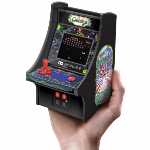 My Arcade Galaga Micro Player Black DRM3222 Perspective: right