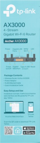 TP-Link Archer AX3000 4-Stream Gigabit Wi-Fi 6 Router Perspective: right