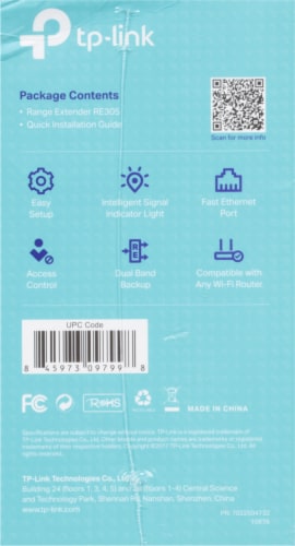 TP-Link AC1200 Wi-Fi Range Extender Perspective: right