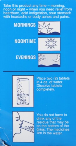 GoodSense® Effervescent Antacid Asprin Pain Relief Tablets Perspective: right