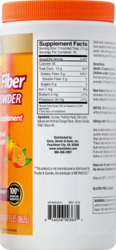 GoodSense® Psyllium Fiber Powder Dietary Supplement Perspective: right
