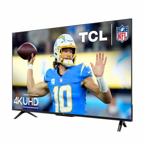 TCL 43" S4 S-Class 4K UHD HDR LED Smart TV with Google TV Perspective: right