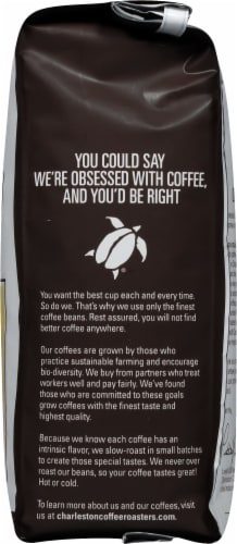 Charleston Coffee Roasters Breakfast Blend Medium Roast Organic Whole Bean Coffee Perspective: right