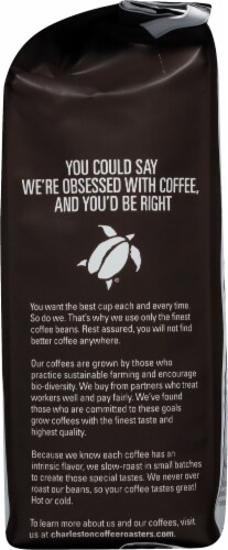 Charleston Coffee Roasters Medium Roast Organic Ground Coffee Perspective: right