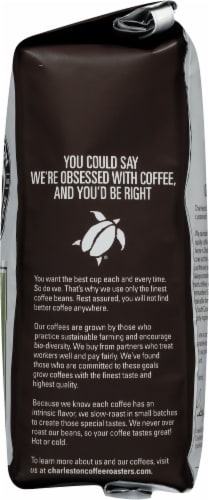 Charleston Coffee Roasters Medium Roast Organic Whole Bean Coffee Perspective: right