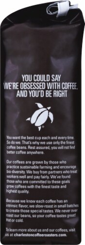 Charleston Coffee Roasters Sumatra Whole Bean Dark Roast Coffee Perspective: right