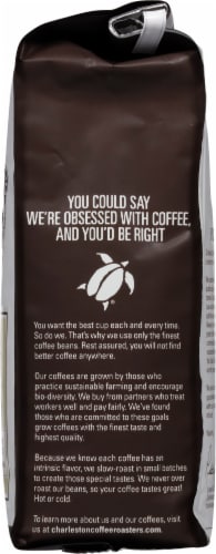 Charleston Coffee Roasters Kiawah Organic Dark Roast Ground Coffee Perspective: right