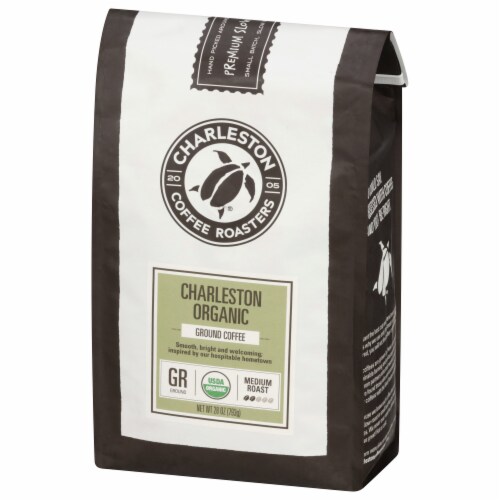 Charleston Coffee Roasters Organic Ground Coffee Perspective: right