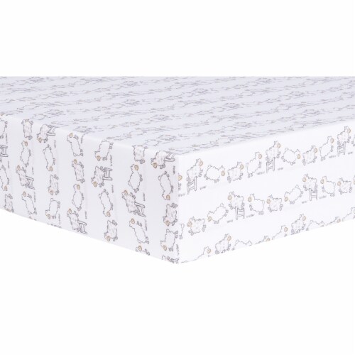 Sammy & Lou Sleepy Sheep Crib Bedding Set Perspective: right