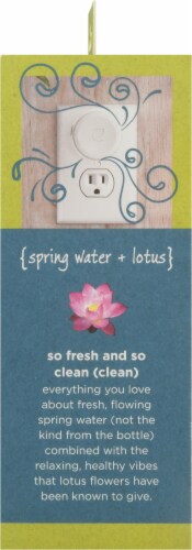 Enviroscent Plug Hub Spring Water and Lotus Scent Pod Kit Perspective: right