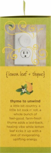 Enviroscent Plug Hub Lemon Leaf and Thyme Scent Pod Warmer Kit Perspective: right