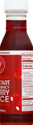 Cherry Bay Orchards 100% Tart Mont Cherry Juice Perspective: right