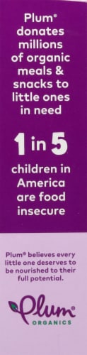 Plum Organics® Teensy® Berry Soft Fruit Snack Pouches Perspective: right
