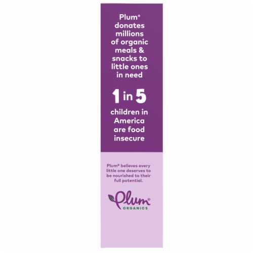 Plum® Organics Teensy® Snacks Peach Soft Fruit Snacks Perspective: right