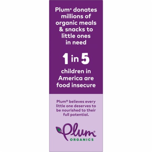 Plum Organics® Jammy Sammy® Blueberry and Oatmeal Baby Food Snack Bars Perspective: right